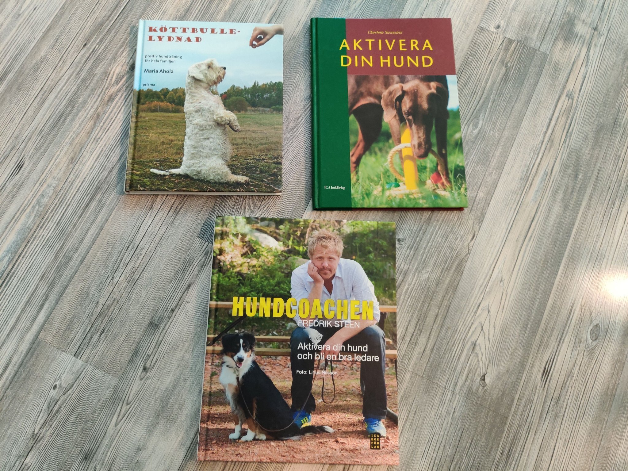 Hund böcker 3 stycken lydnad, aktivera din hund.. (408501619) ᐈ Köp på
