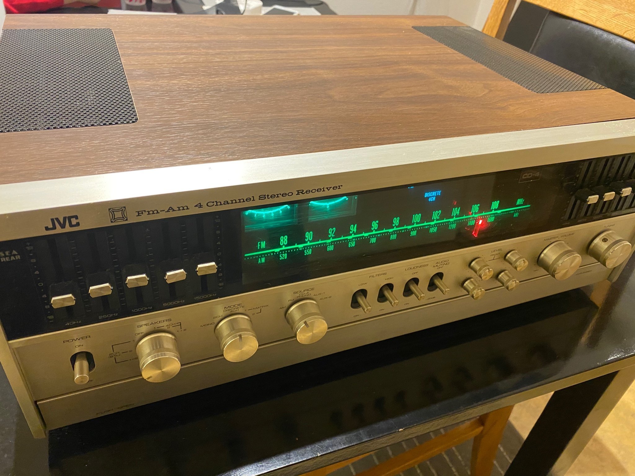 JVC FMAM 4 CHANNEL STEREO RECEIVER 4VR5456X (428334499) ᐈ Köp på Tradera