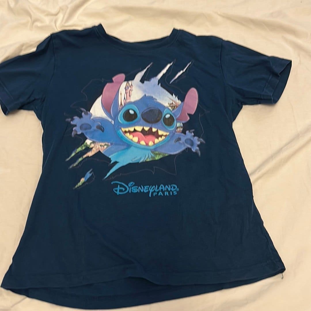 Disneyland Paris blue t-shirt, size 12