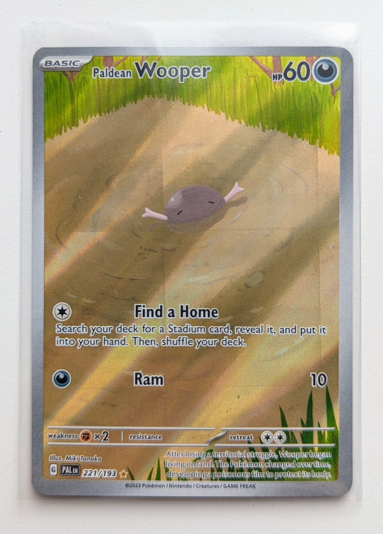 Paldea Evolved Paldean Wooper 221/193 [Illust.. Köp på Tradera