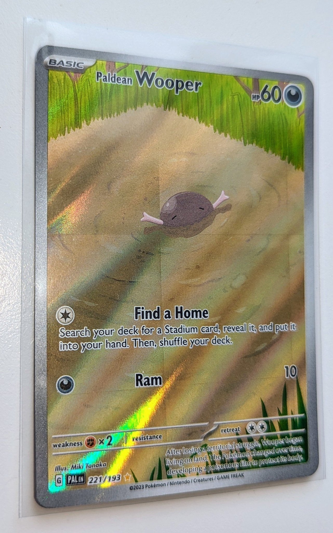 Paldea Evolved Paldean Wooper 221/193 [Illust.. Köp på Tradera