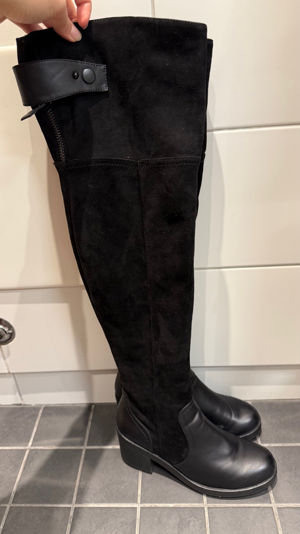 Stövlar, Svart, Storlek 39