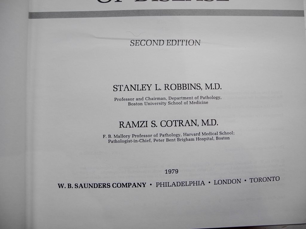 PATHOLOGIC PATHOLOGIC PATHOLOGIC BASIS OF DISEASE Robbins - Cotran 1979 7262d9 PATHOLOGIC PATHOLOGIC PATHOLOGIC BASIS OF DISEASE Robbins - Cotran 1979 7262d9