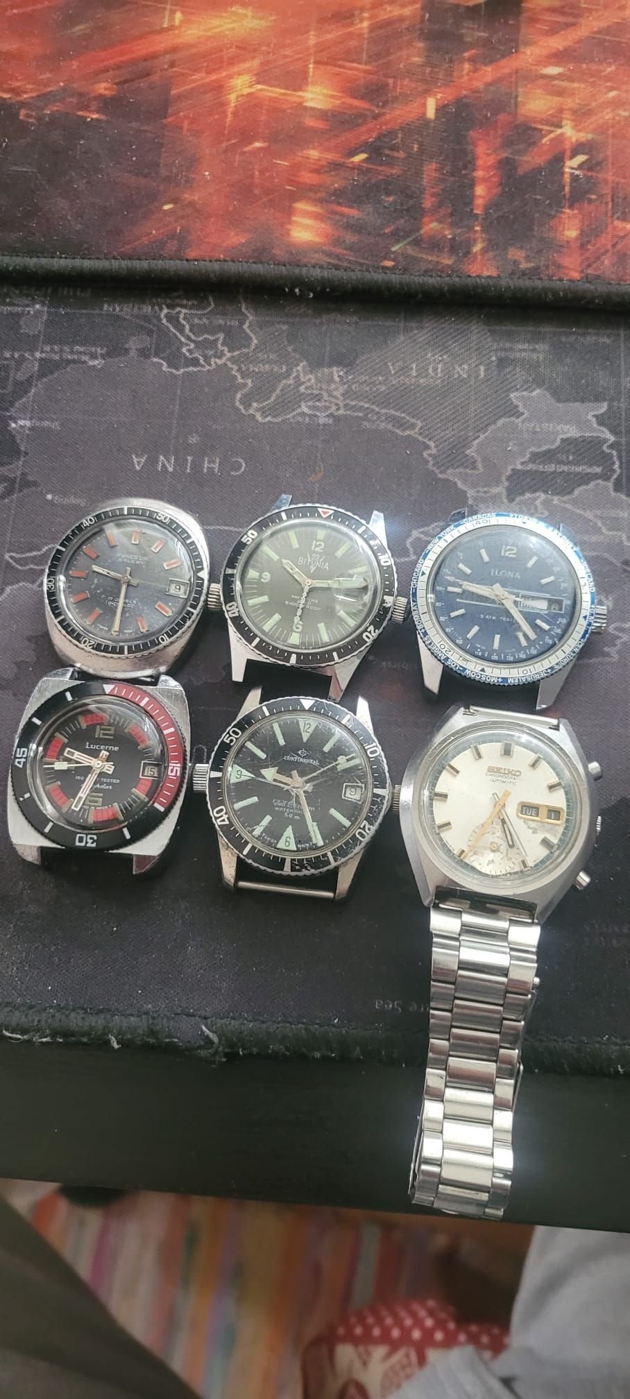 Vintage Klockor - 6 st