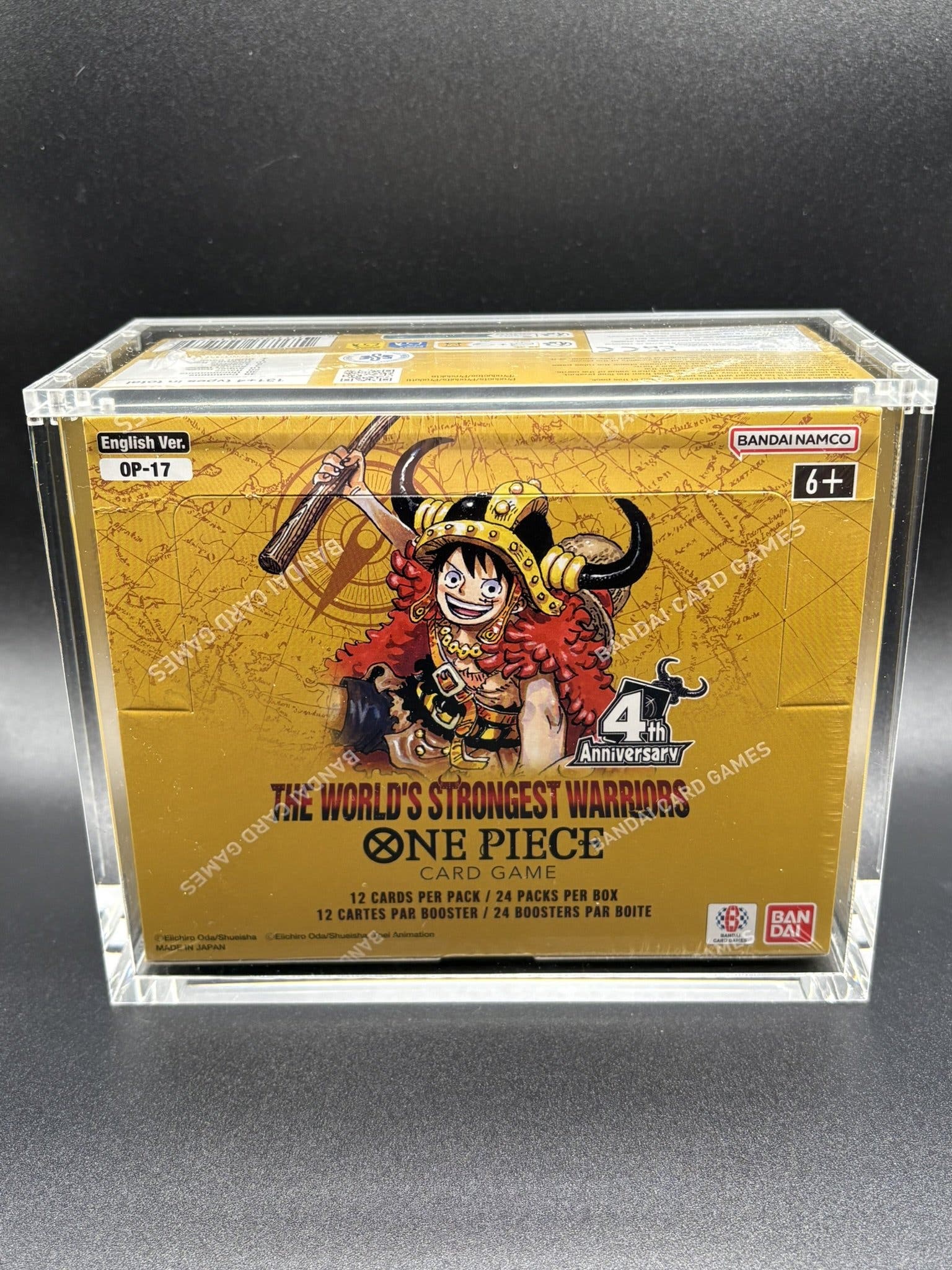 Caja booster The World's Strongest Warriors OP17 para One Piece TCG