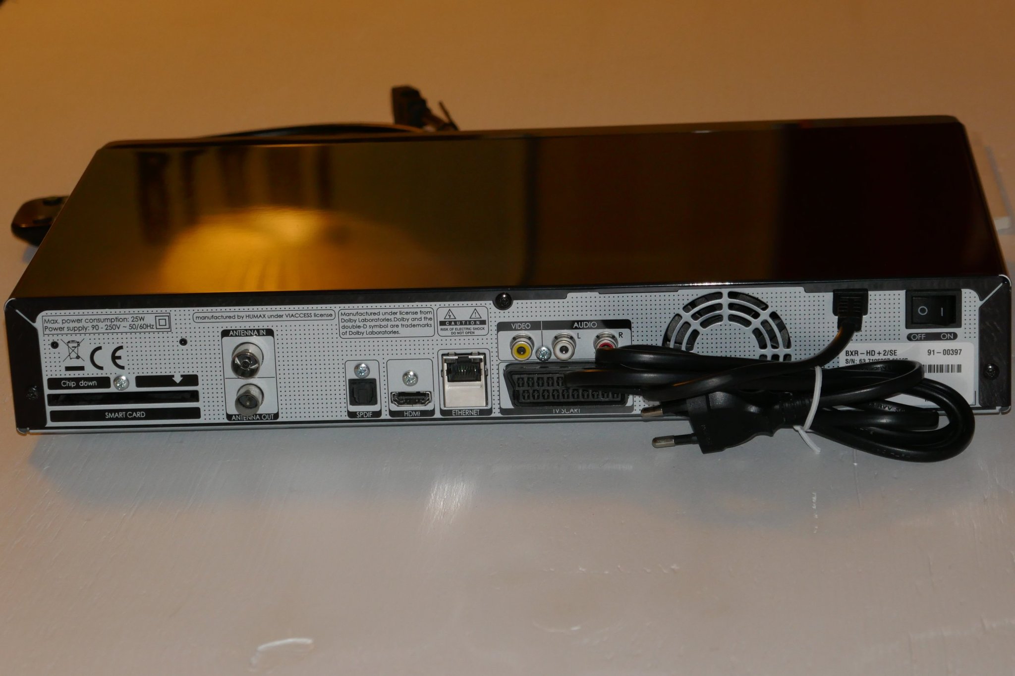 Inspelningsbar digitalbox Humax BXRHD+2, WiFi, HDTV, 500GB, Boxer