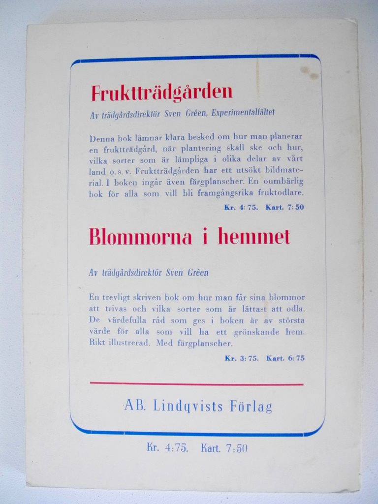 FRUKT OCH BÄR TILL HUSBEHOV Gust. Gust. Gust. Rud. Ferlenius + FRUKTTRÄDGÅRDEN Sven Grön cb02f0 FRUKT OCH BÄR TILL HUSBEHOV Gust. Gust. Gust. Rud. Ferlenius + FRUKTTRÄDGÅRDEN Sven Grön cb02f0