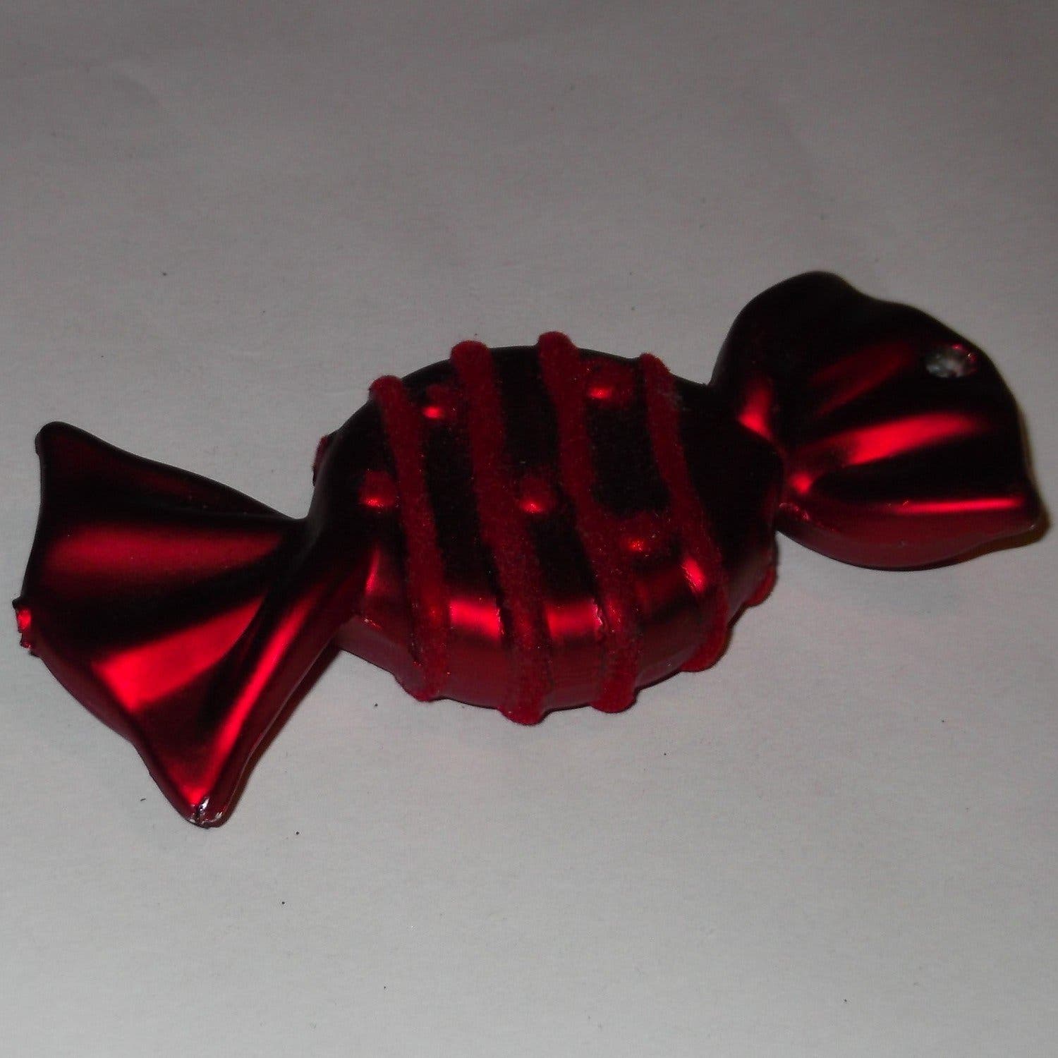 Röd Godis Karamell Julgranspynt 11cm Stor Retro.. | Köp på Tradera ...