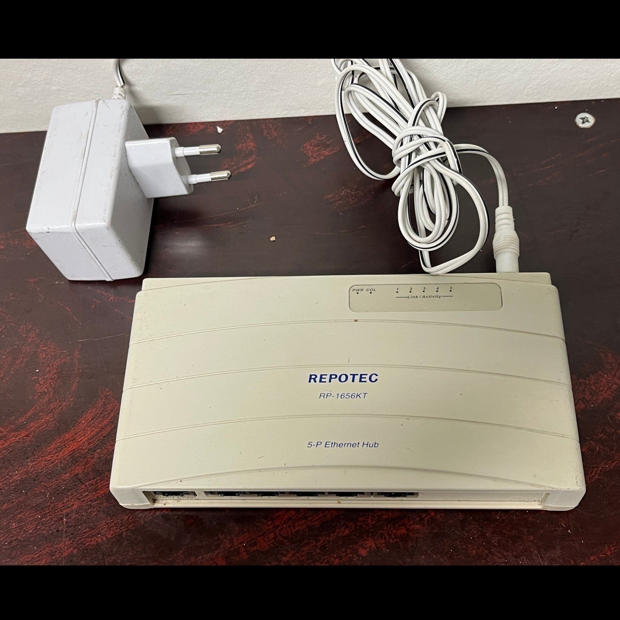 Repotek Router Repotec RP-1656KT 5-Port Ethernet Hub | Köp på Tradera (699096658)