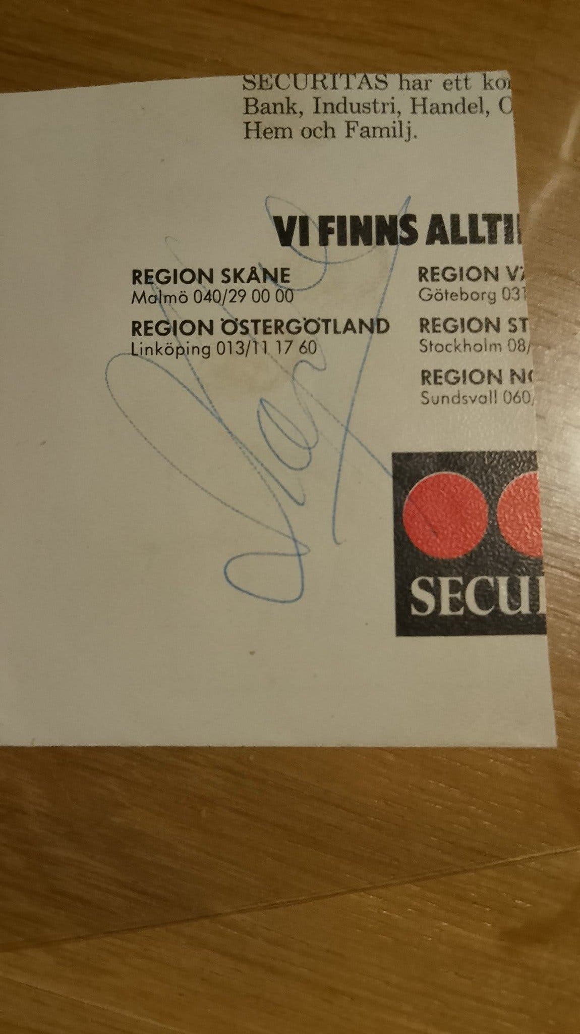 Autógrafo auténtico de Valerij Charlamov de 1980, hockey sobre hielo, Unión Sovi