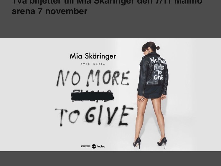 Mia Skäringer Avig Maria - NMFTG 9/11 Göteborg (365530392 ...