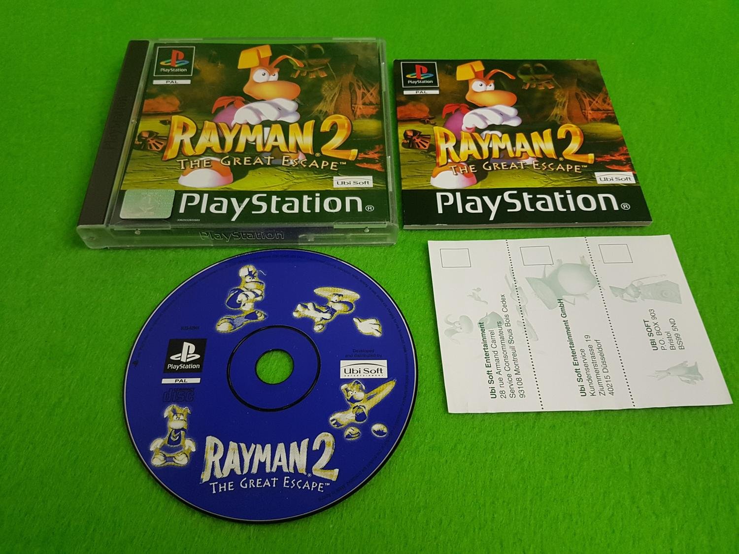 Rayman 2 KOMPLETT Playstation ps1 (393048370) ᐈ SpelHem på Tradera