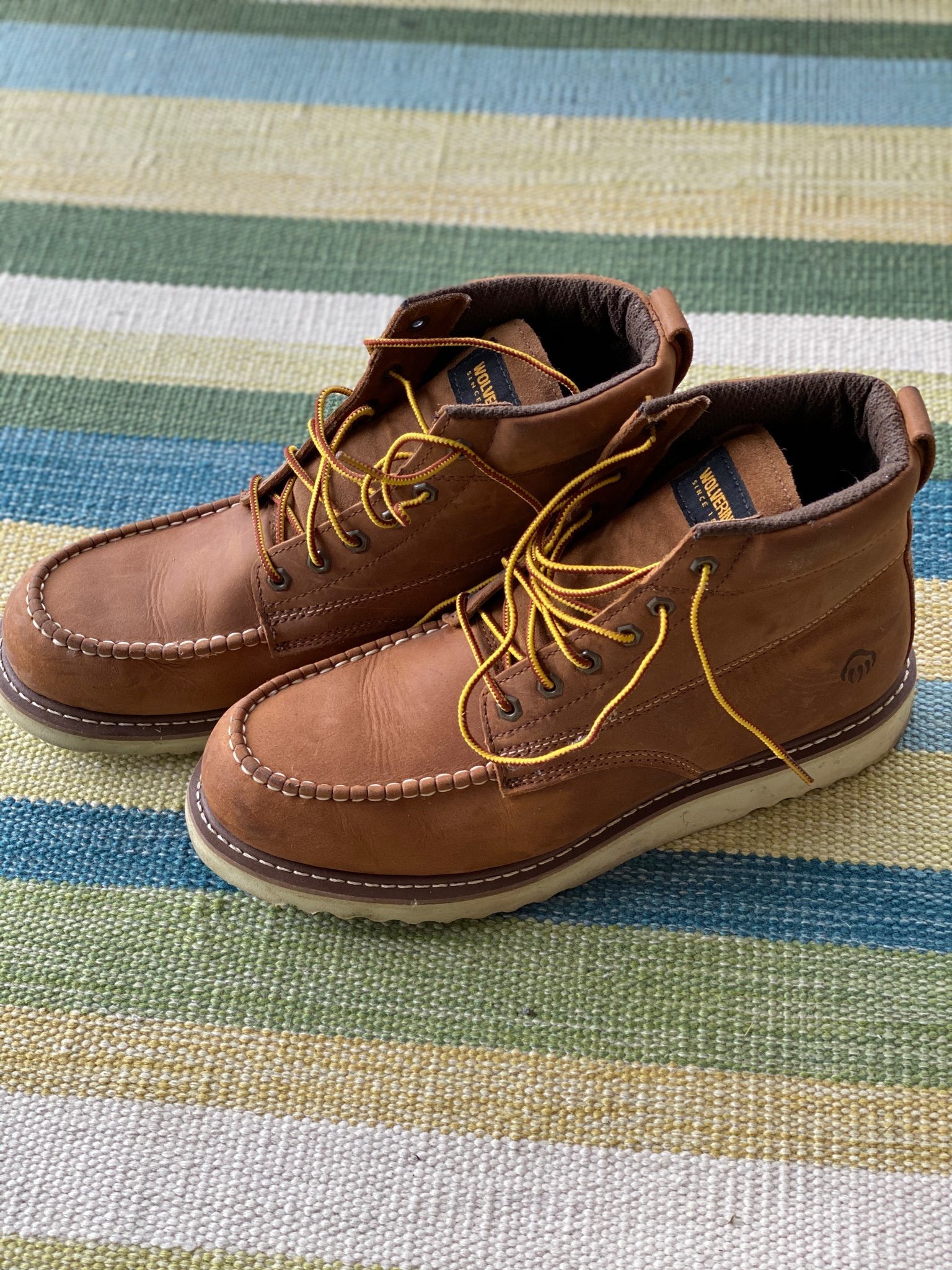 wolverine apprentice boots tan