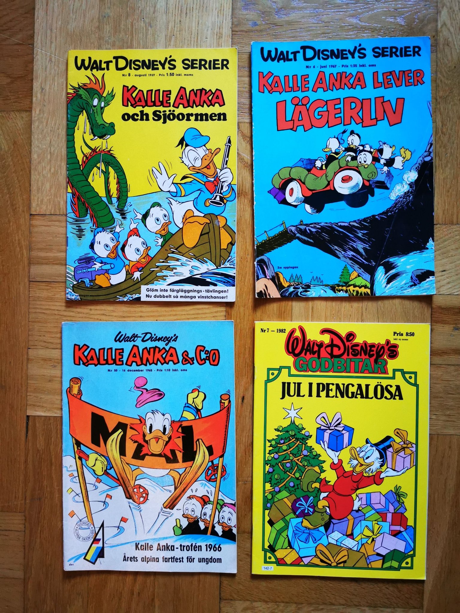 Walt disneys serier, Kalle Anka 1960-talet (413943061) ᐈ Köp på