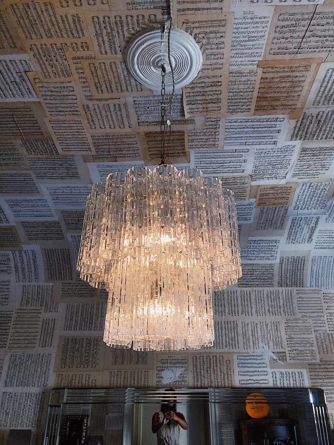 Murano glas lampa takkrona .. Köp från Palermoatelier på Tradera