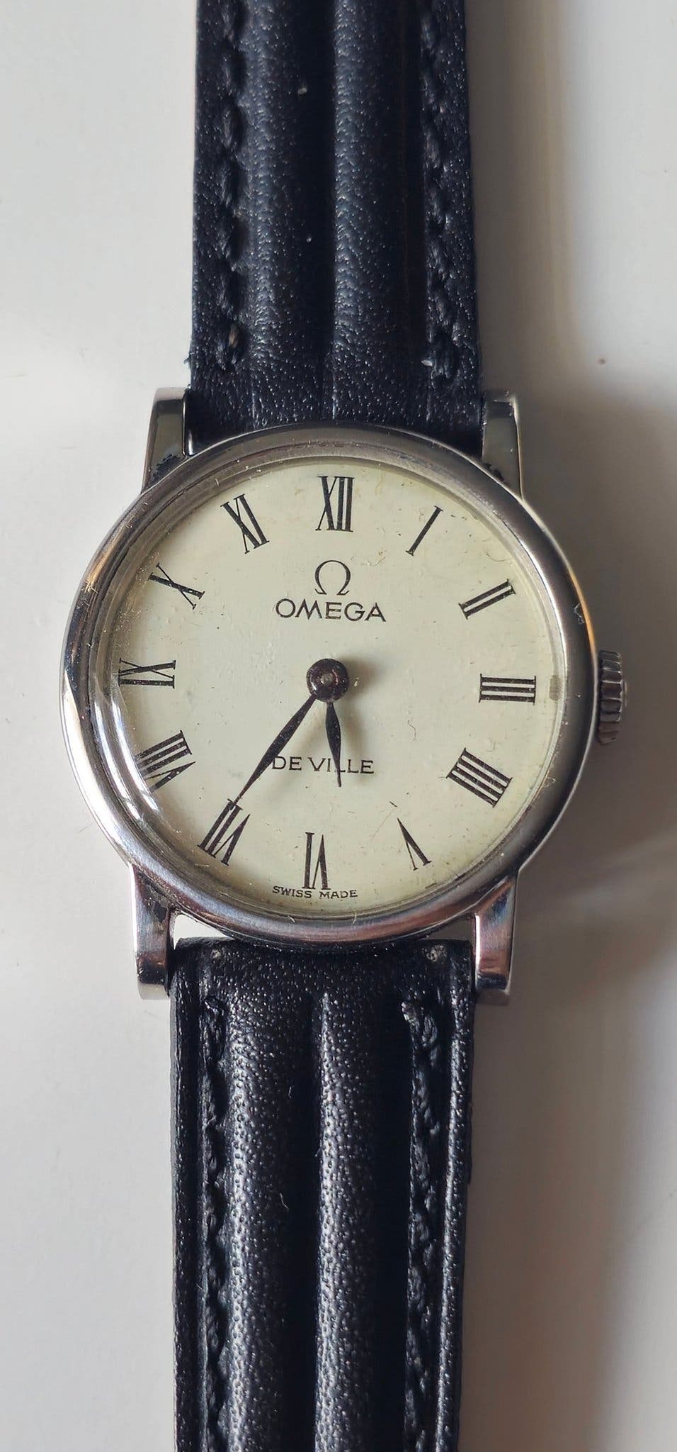 Omega De Ville Damklocka, Manual