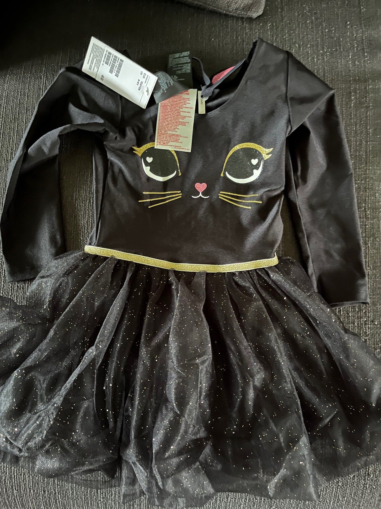 H&M black tulle dress size 122/128 for Halloween costume