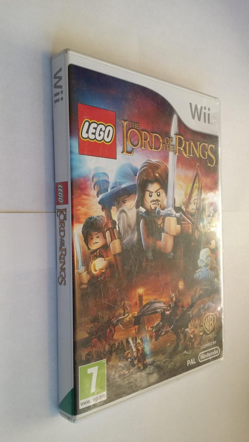 lego the lord of the rings wii with movie