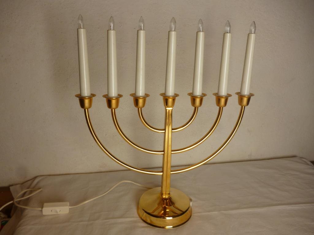 STOR ADVENTSLJUSSTAKE I MÃSSING CARLSSON elektrisk 7-armad pÃ¥