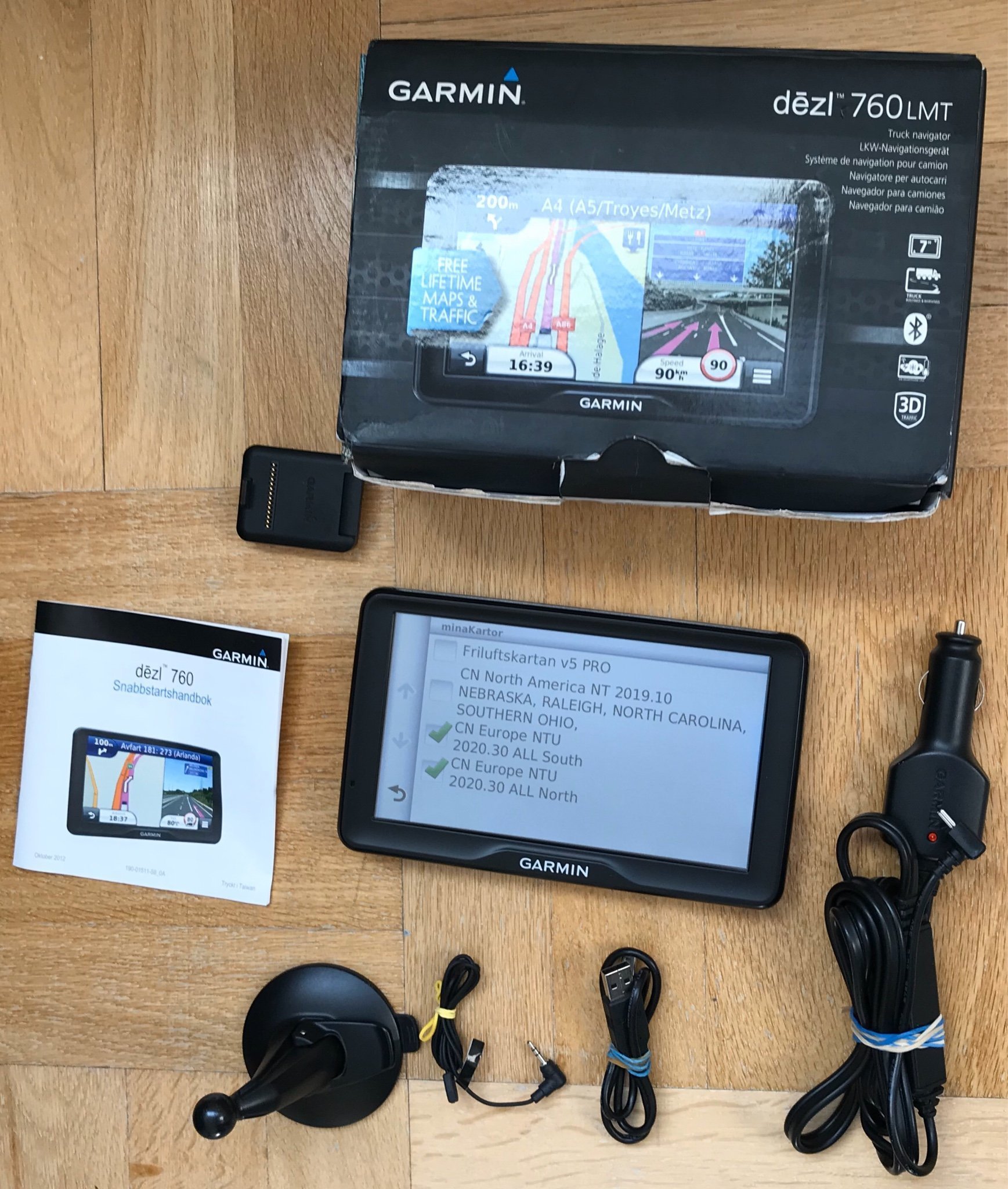 Garmin Dezl 760LMT Lastbilsnavigator Hela Europ.. (404975642) ᐈ Köp på