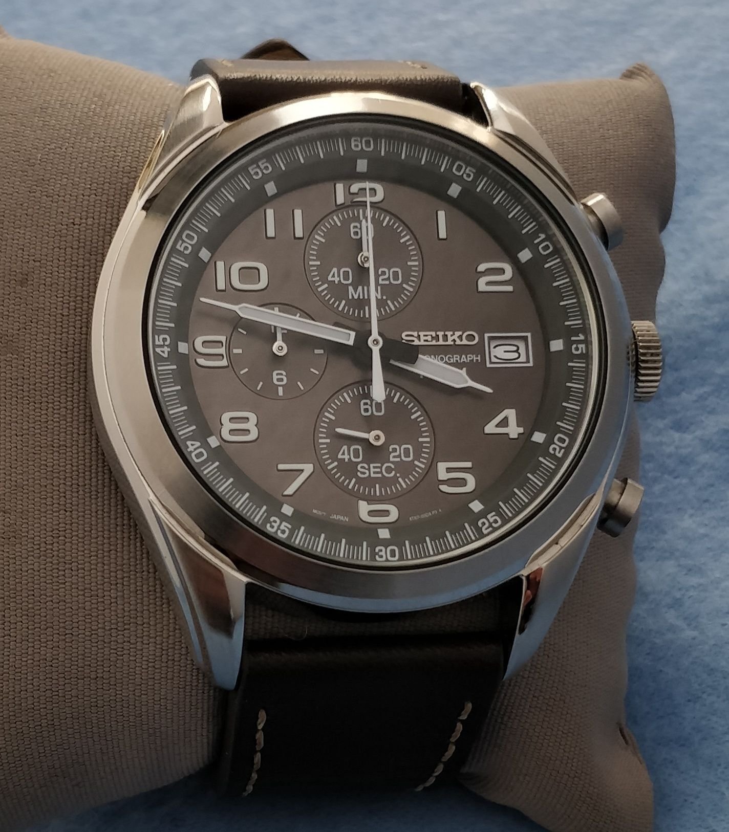 SEIKO Chronograph 100 m. Cal. 8T67 00D0 I närap.. (407108761) ᐈ Köp på