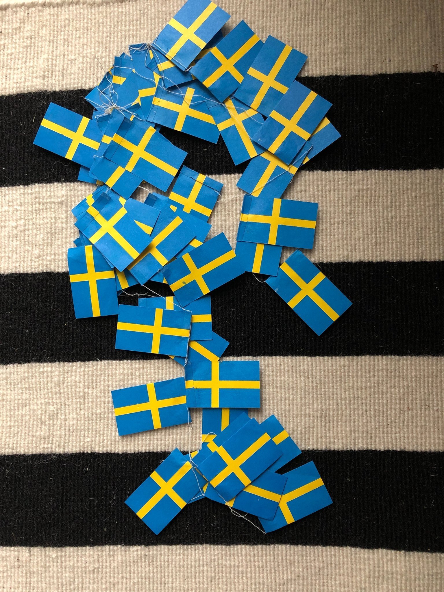 Se produkter som liknar Flaggor till granen Retro Sve.. på Tradera