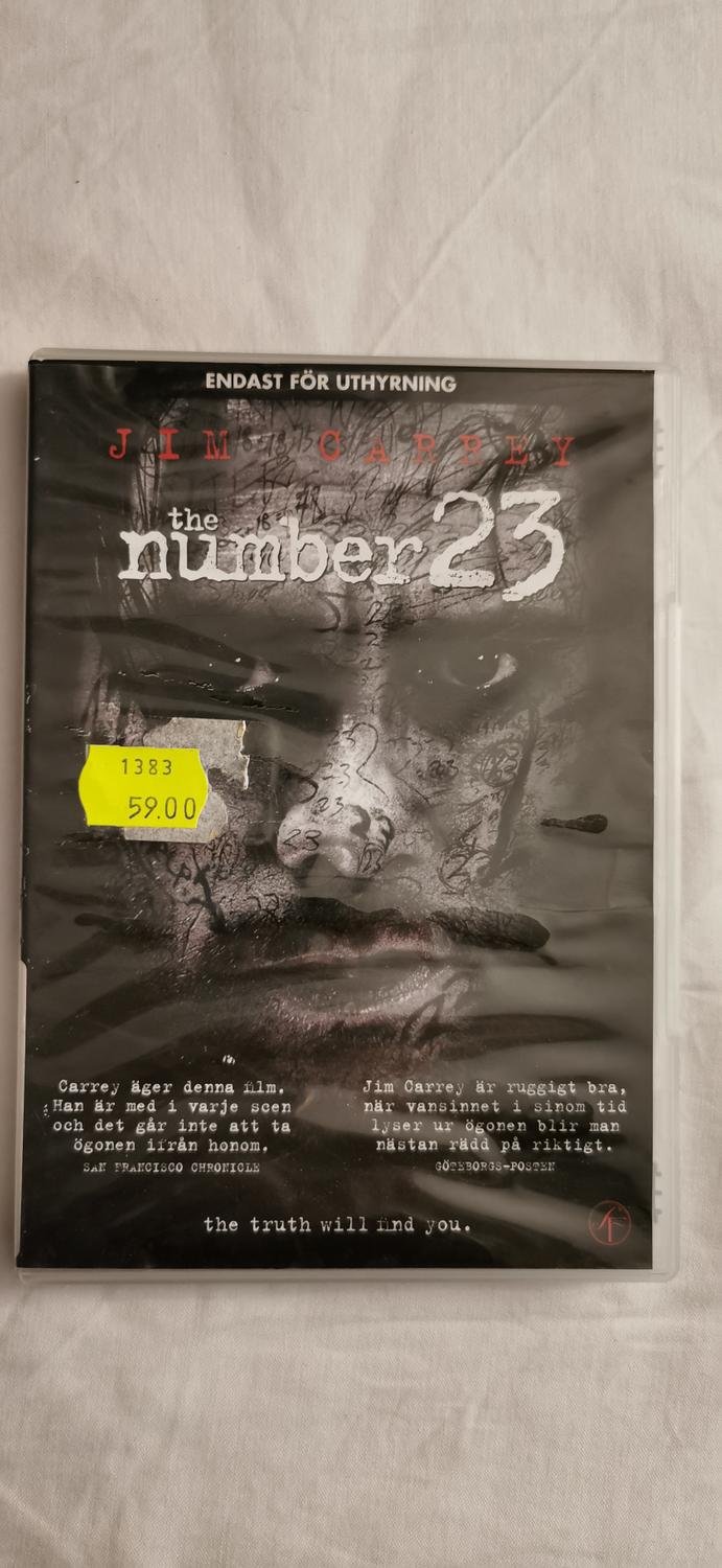 DVD-film: The Number 23 (Jim Carrey) | Köp på Tradera (408977580)