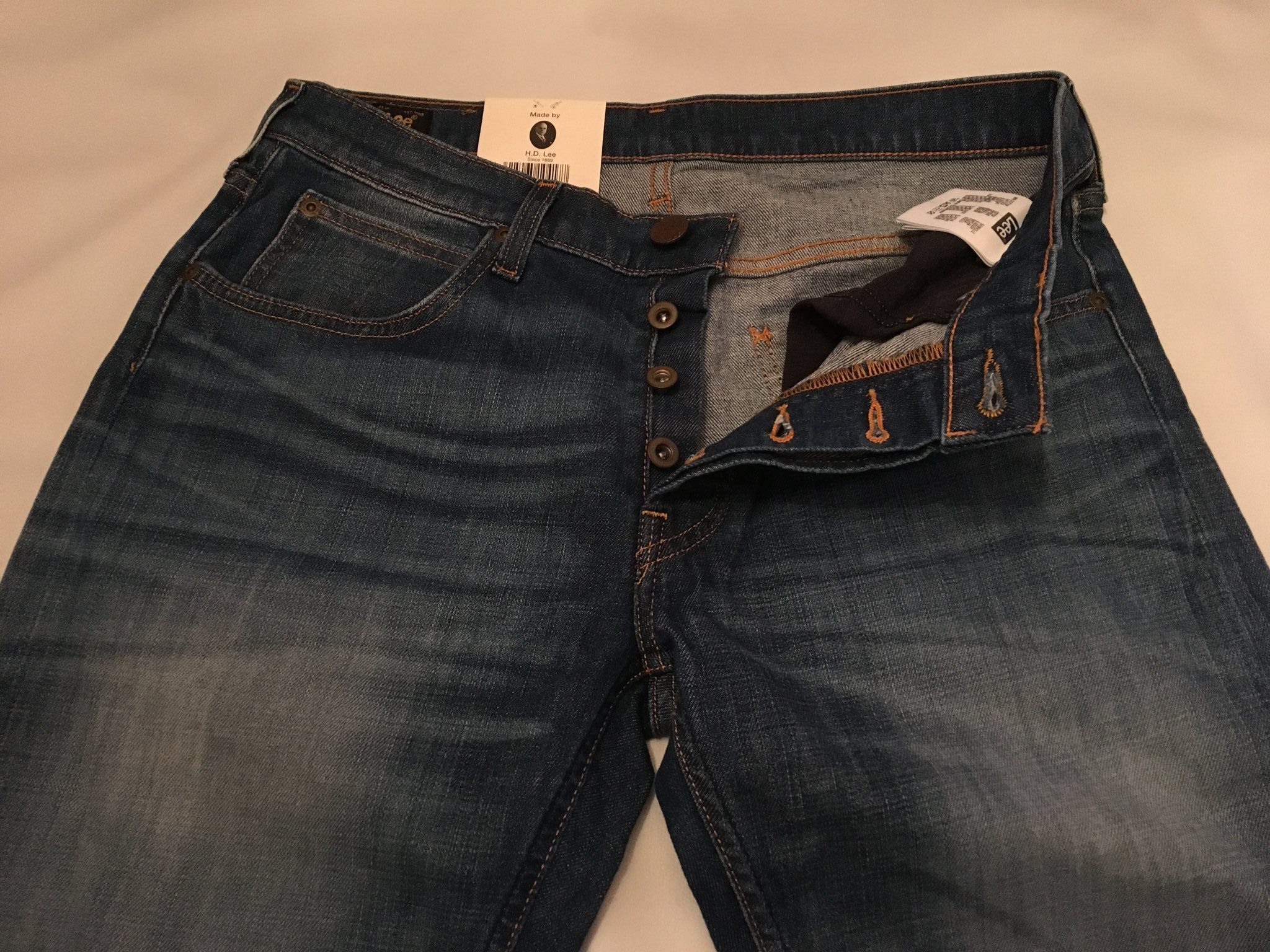 LEE jeans Daren slim knappgylf blå blå blå strl 29/32 fb3d4c LEE jeans Daren slim knappgylf blå blå blå strl 29/32 fb3d4c