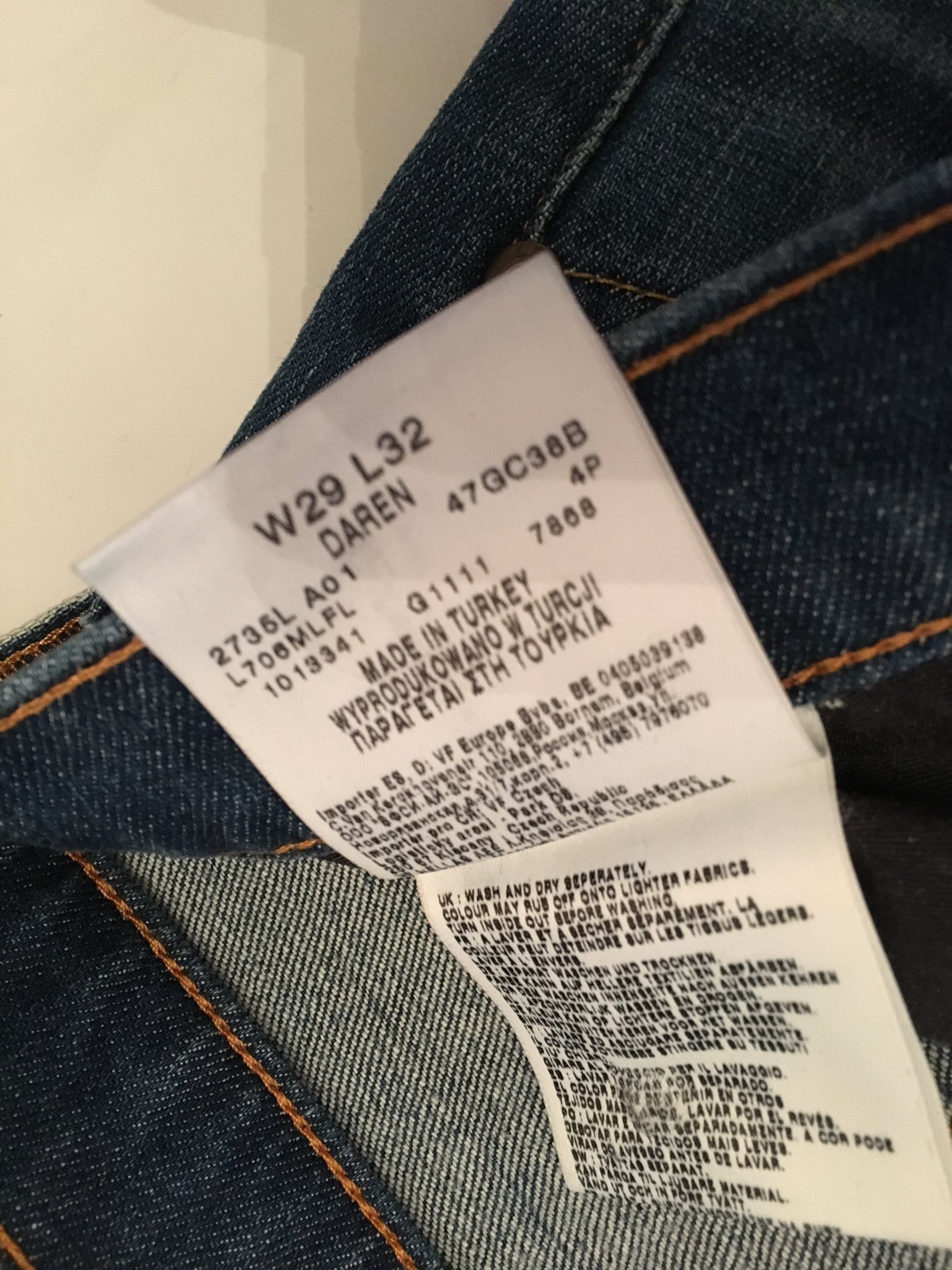 LEE jeans Daren slim knappgylf blå blå blå strl 29/32 fb3d4c LEE jeans Daren slim knappgylf blå blå blå strl 29/32 fb3d4c