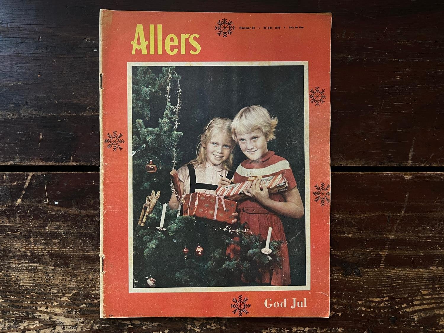 Allers 1956 God Jul Jultidning Veckotidning Nr 52 Årgång 80 64 sidor