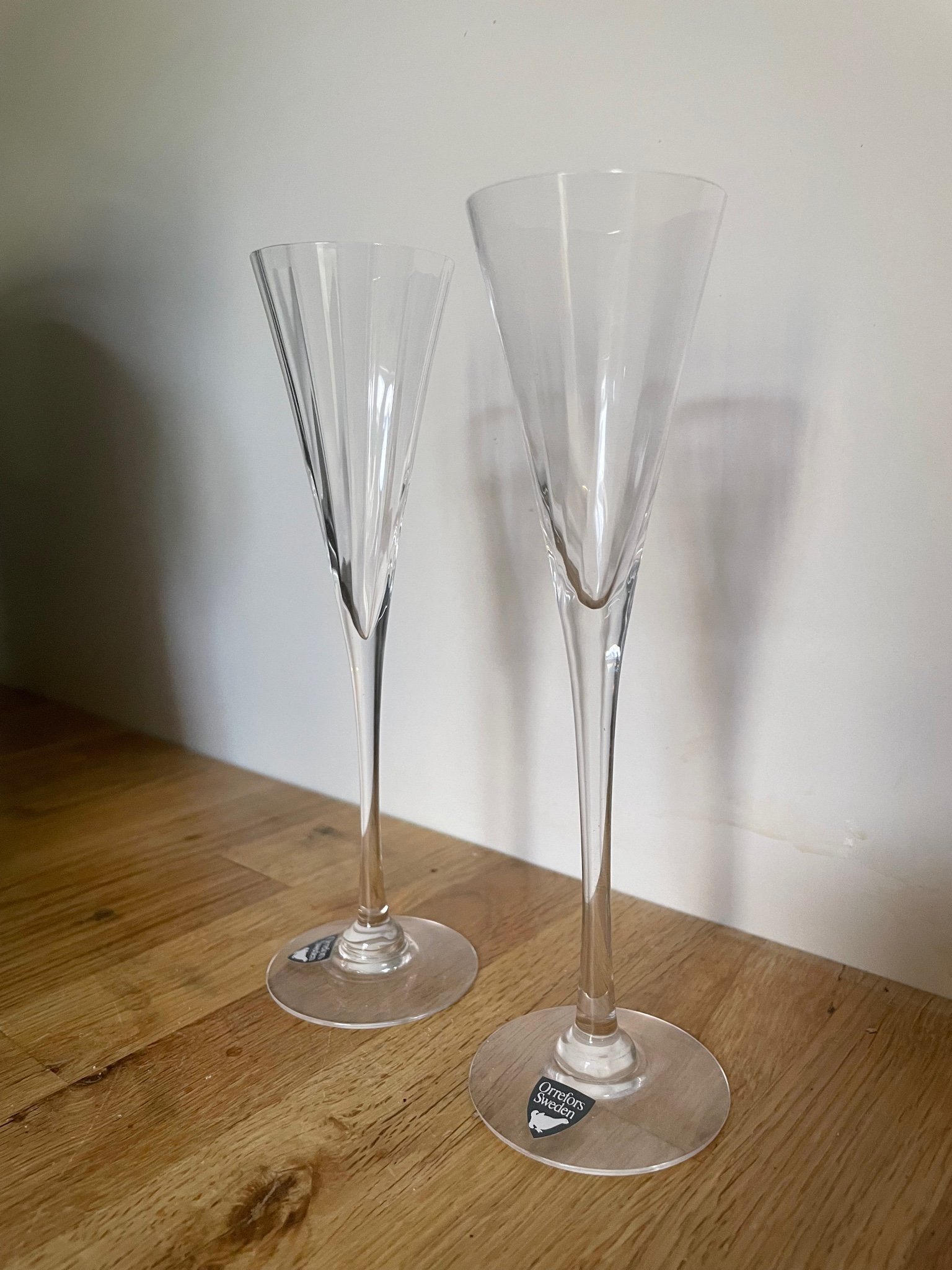 2 st snapsglas Orrefors Optica Symphony, design.. Köp på Tradera