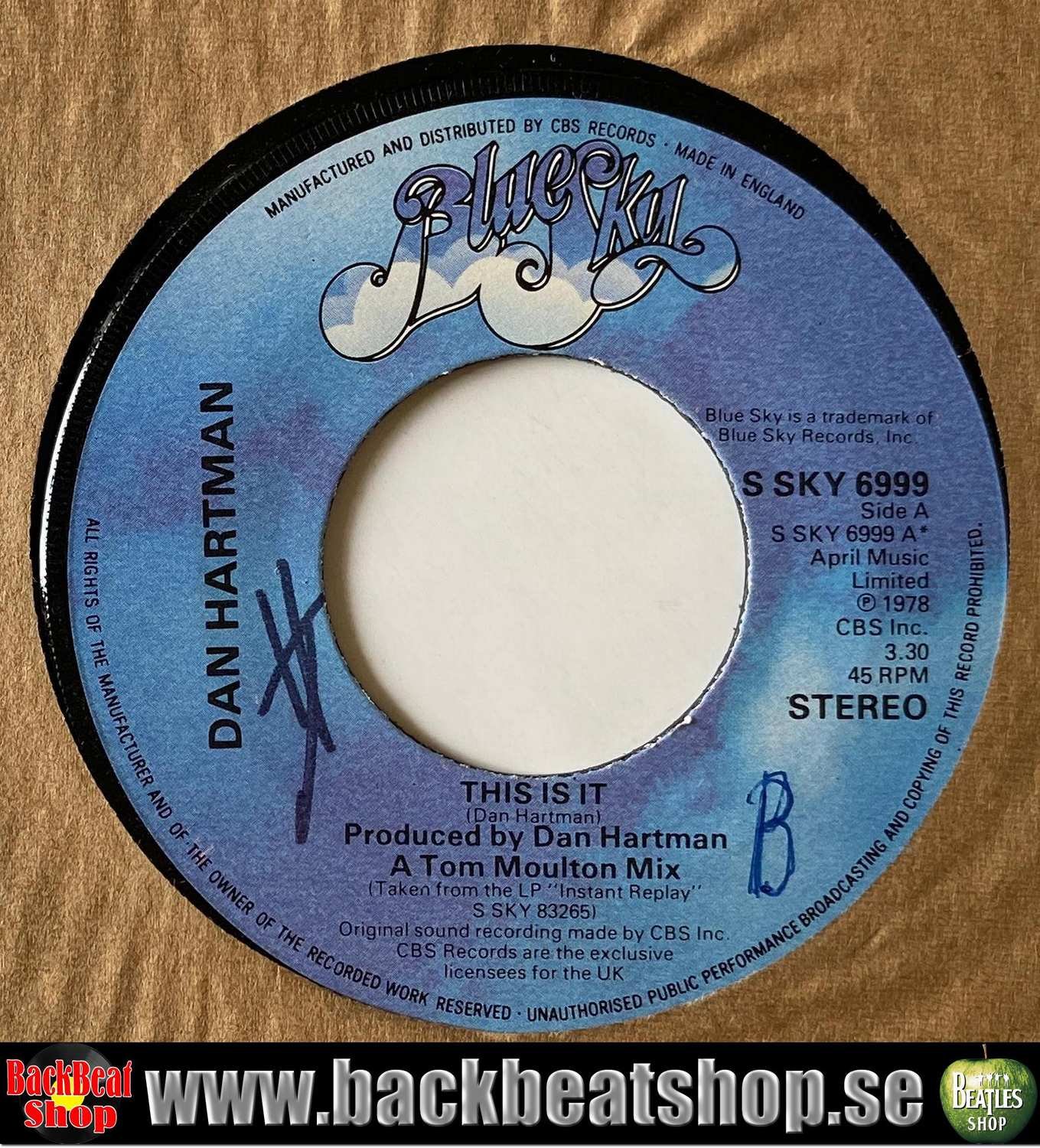 Se produkter som liknar DAN HARTMAN THIS IS IT på Tradera (551472794)