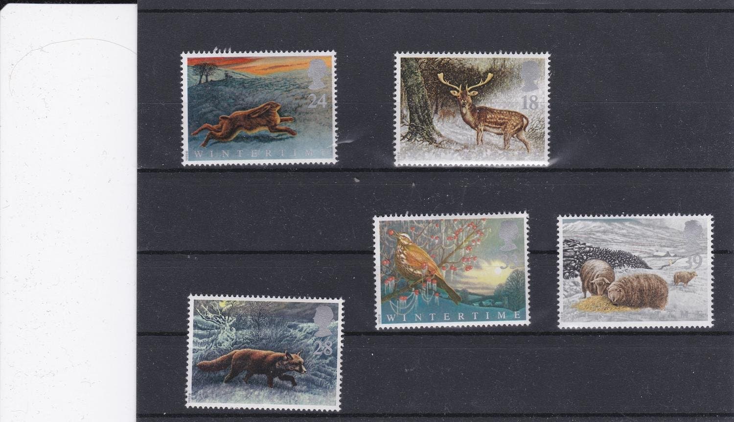 Storbritannien 1992 Djur 5v