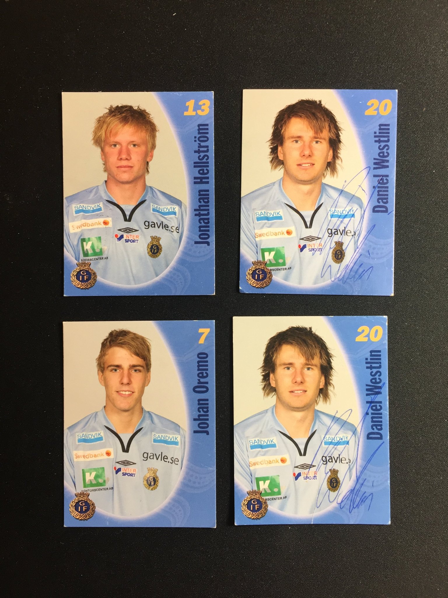 Se produkter som liknar Fotbollskort Fotboll Kort Sig.. på Tradera