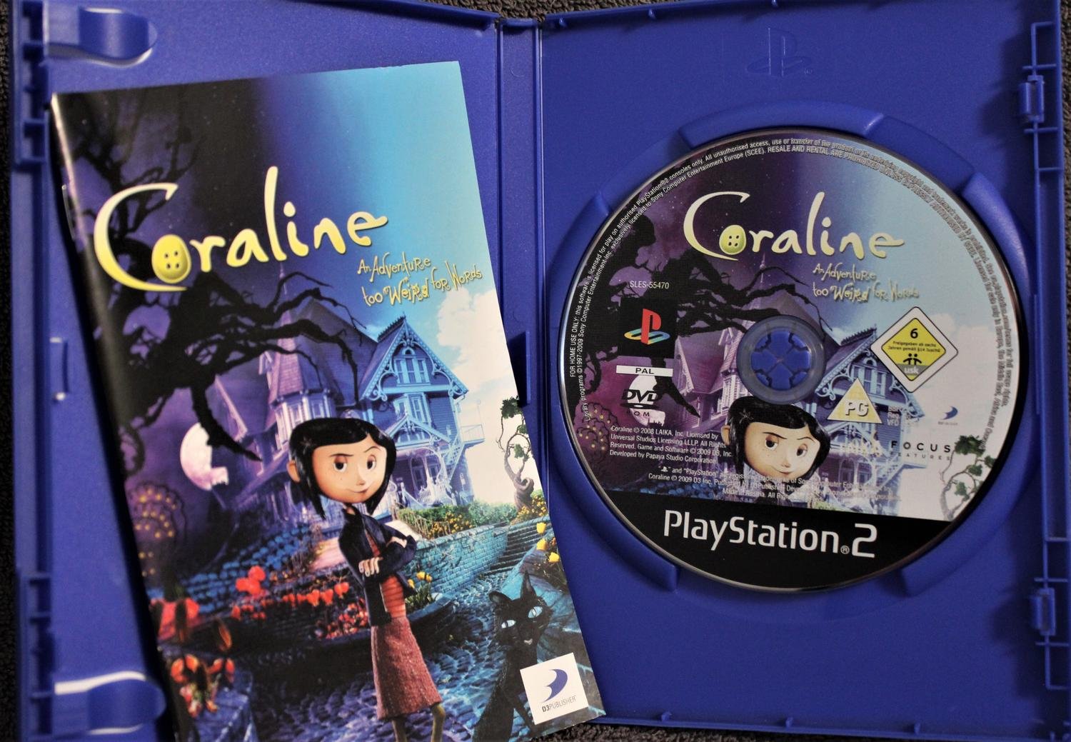 Se produkter som liknar CORALINE PS2 ENGELSK MANUAL på Tradera (526861846)