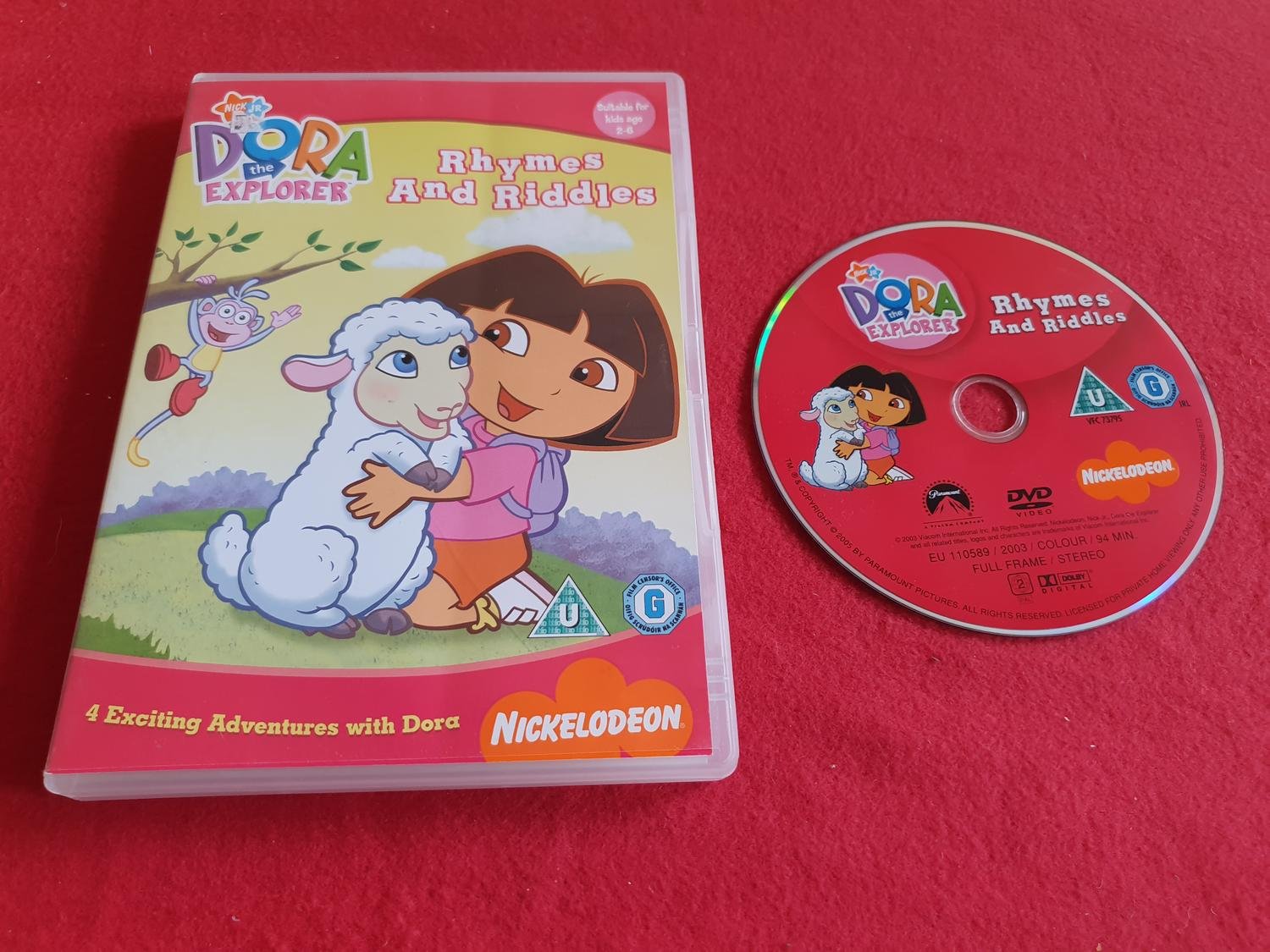 Dora The Explorer Rhymes And Riddles Dvd