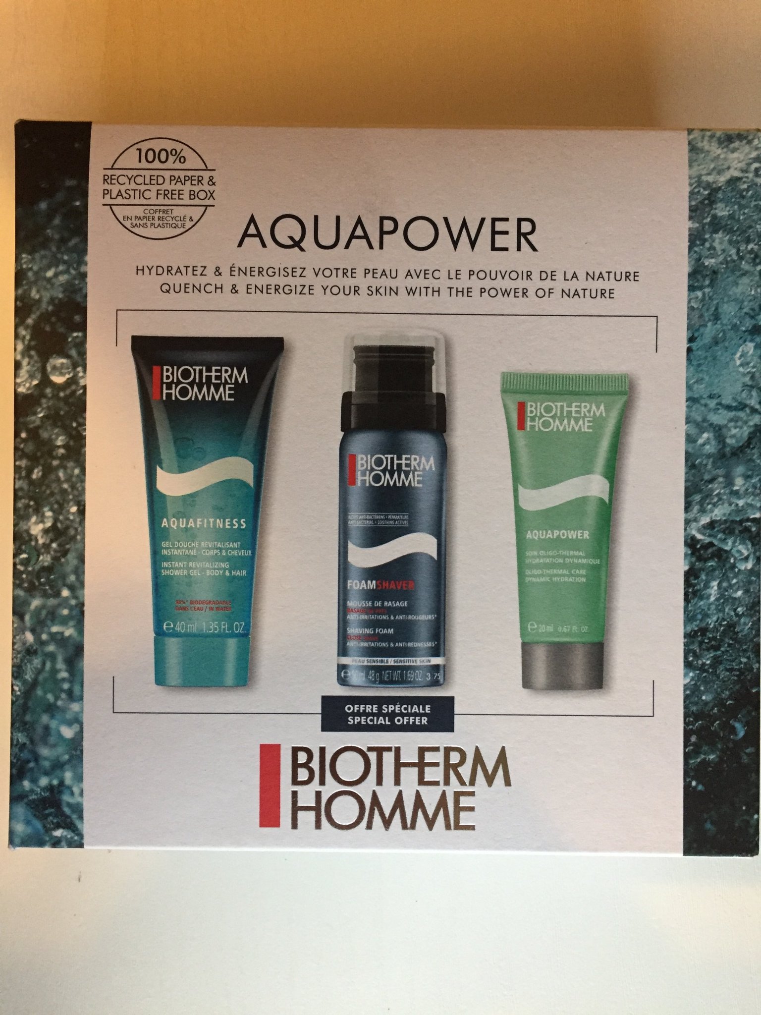 AQUAPOWER BIOTHERM HOMME (419992578) ᐈ Köp på Tradera