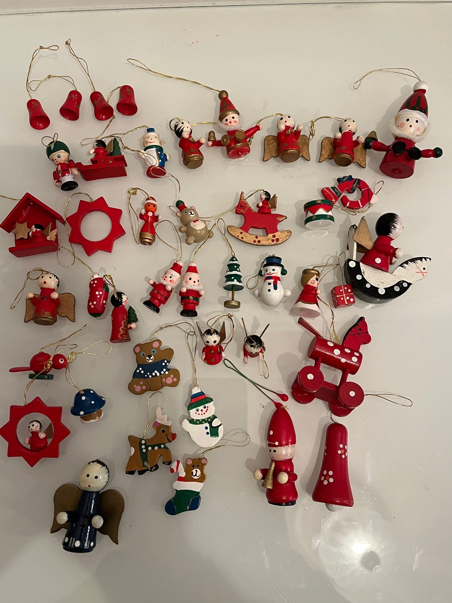 JULGRANSPYNT JULDEKORATION TOMTE SNÖGUBBE ÄNGEL.. Köp på Tradera