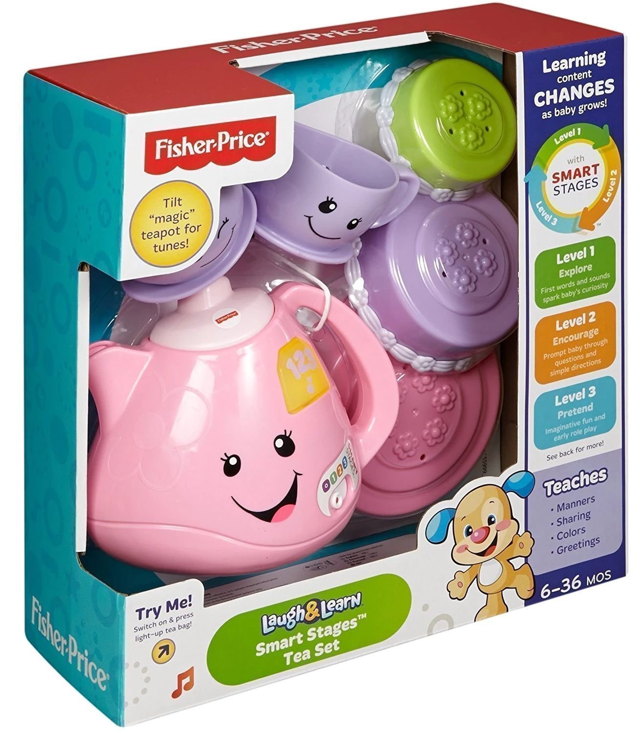 FisherPrice Laugh and Learn Tea set (429188061) ᐈ Köp på Tradera