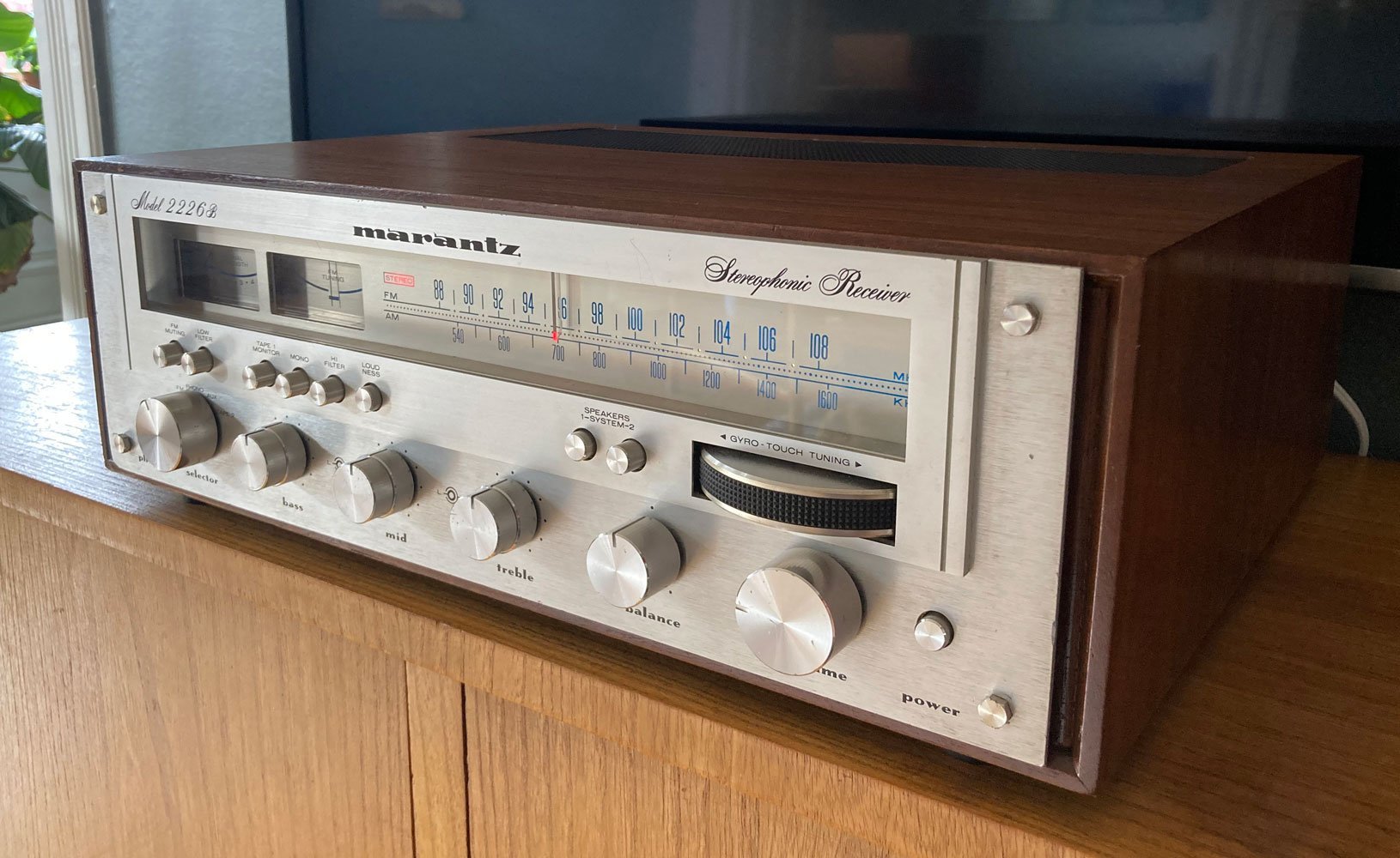MARANTZ 2226B Stereo Receiver från 1970talet i fint skick