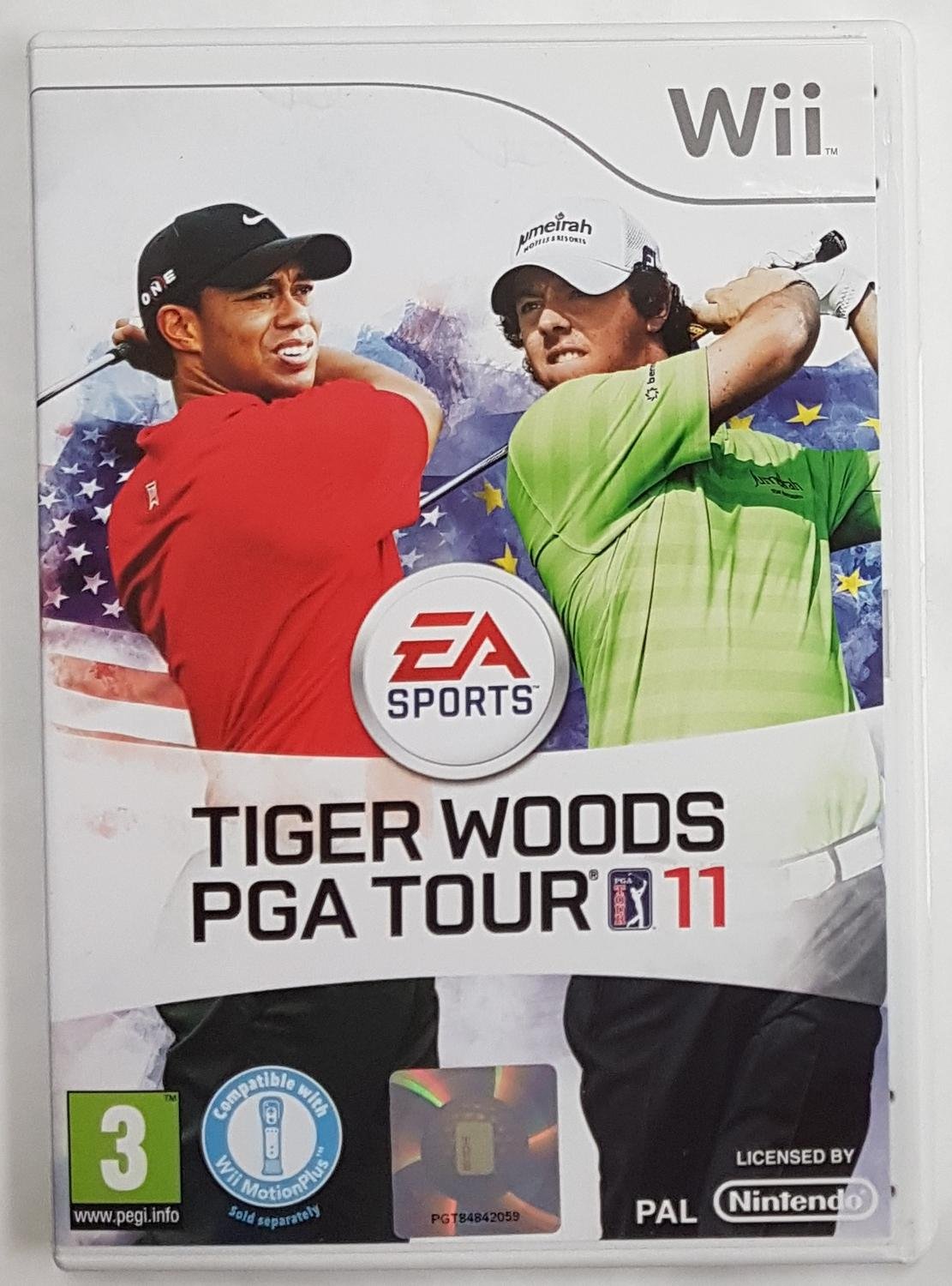 Wii Tiger Woods PGA Tour 11 (411963635) ᐈ nostalgibutiken på Tradera