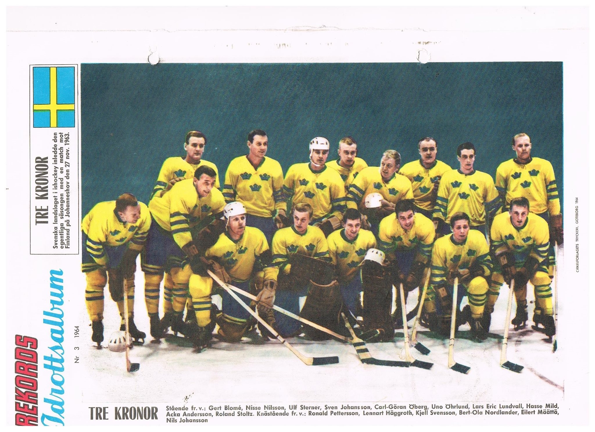 lagbild 1964 Sverige Tre Kronor.. (335754090) ᐈ Köp på