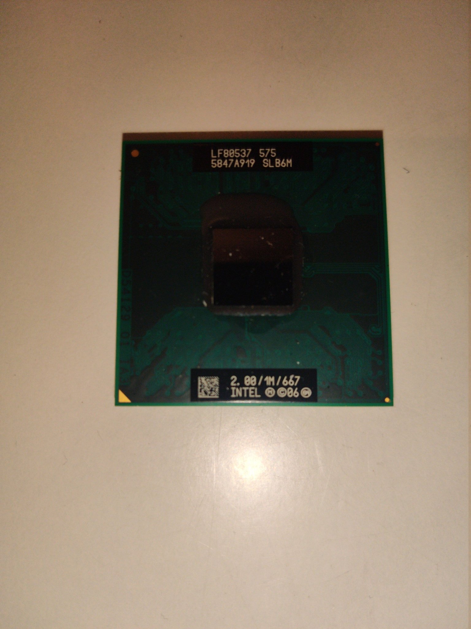 Intel Core 2 Duo T7200 12 GHz 667 MHz Sockel M .. | Köp på Tradera ...