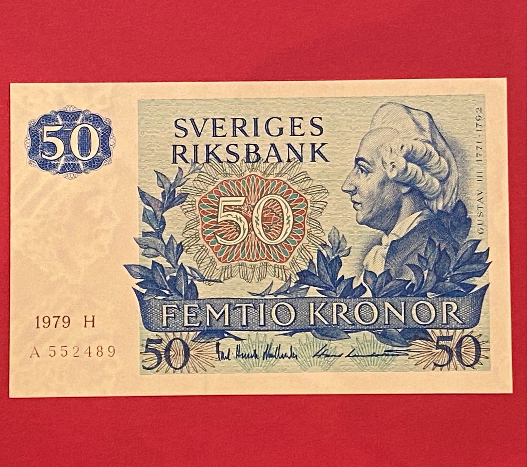Svenska sedlar 50 kronor 1979. Mycket fin och O.. | Köp på Tradera ...