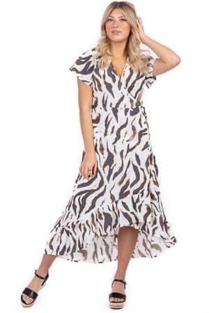 REA Mönstrad klänning stl M Capri Collection