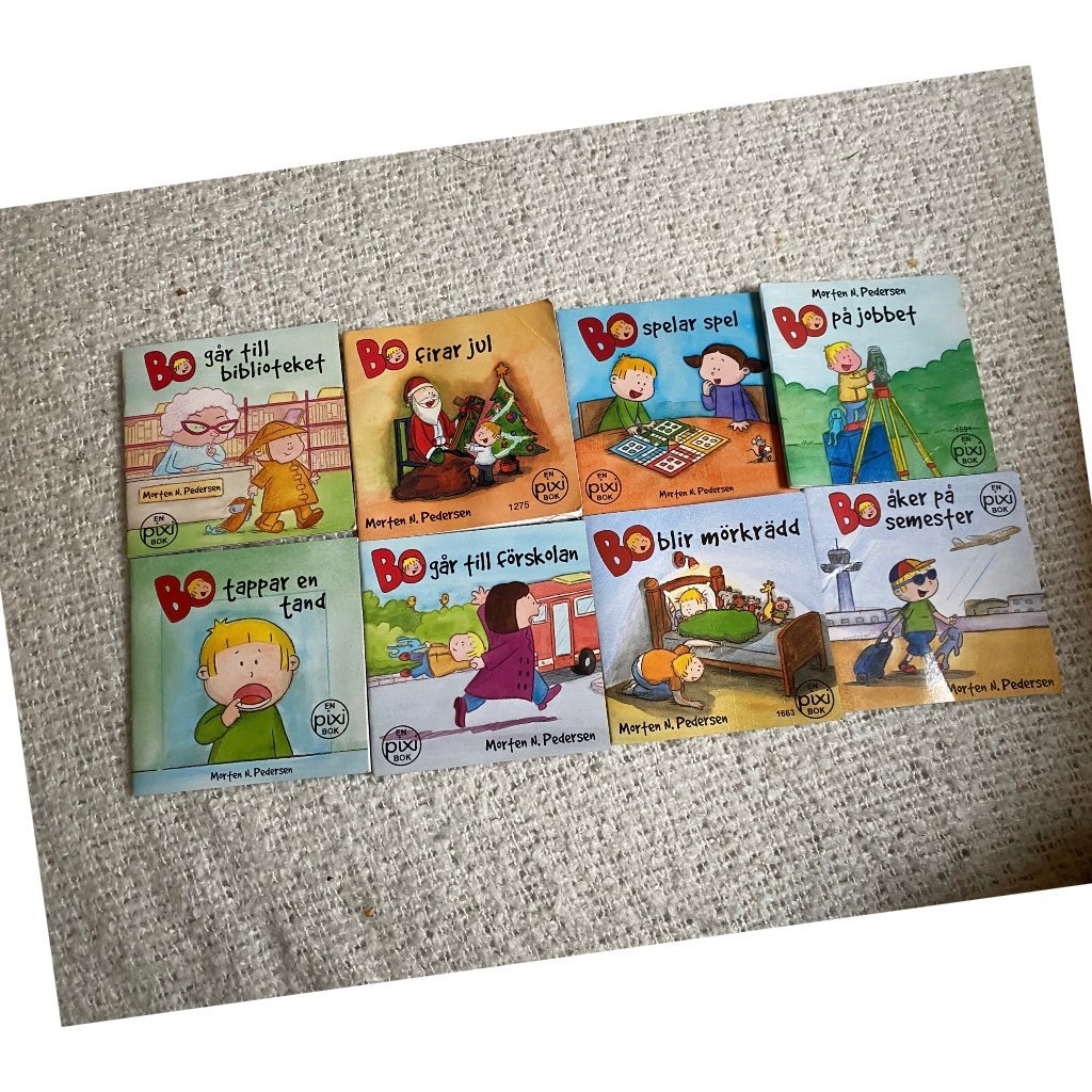 Pixiböcker Bo biblioteket firar jul förskolan b.. Köp på Tradera