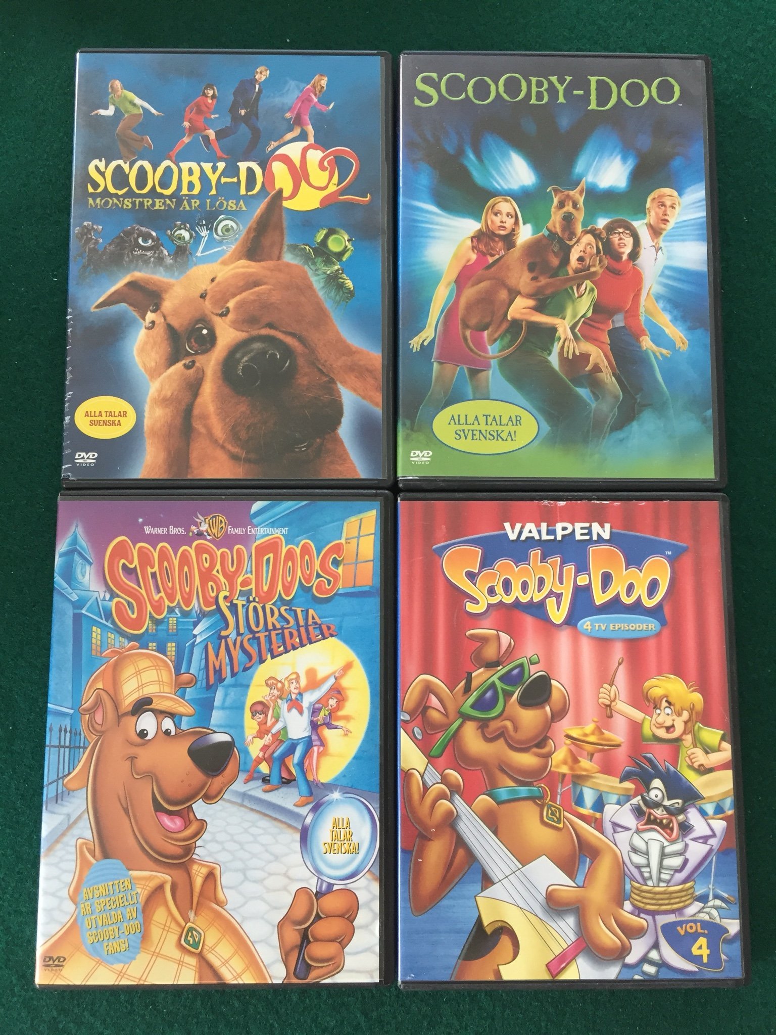 DVD ScoobyDoo 4 olika filmer Passa på! (414400745) ᐈ Köp på Tradera