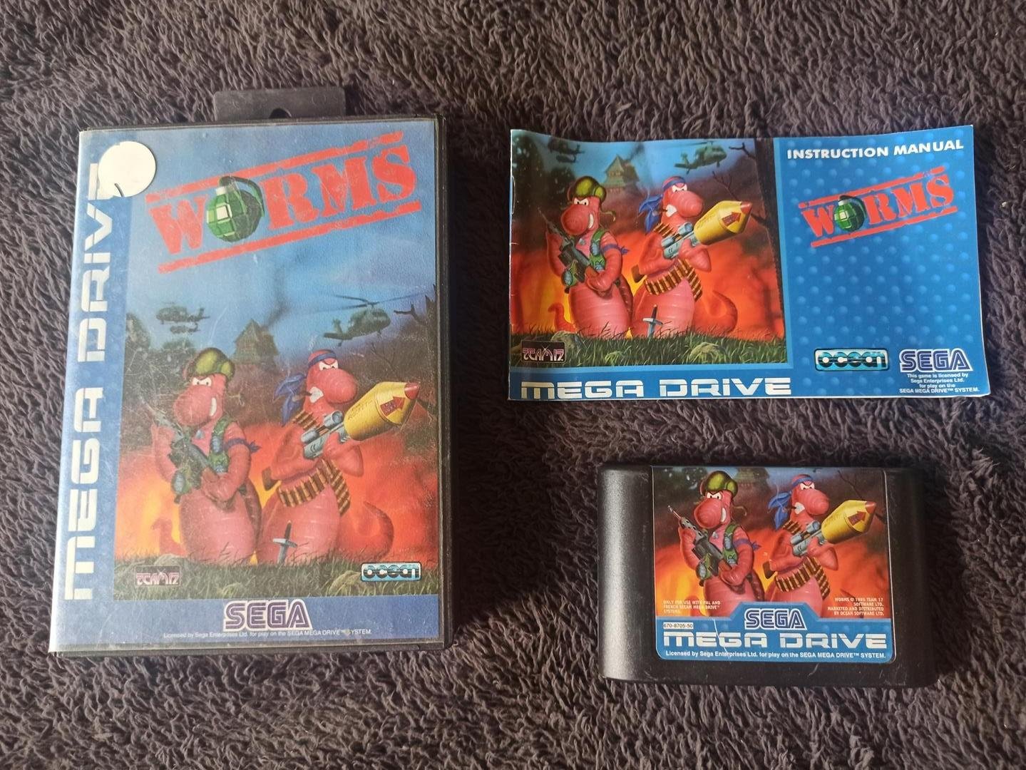 MD Mega Drive Worms Köp från Widdex_G på Tradera (554944441)