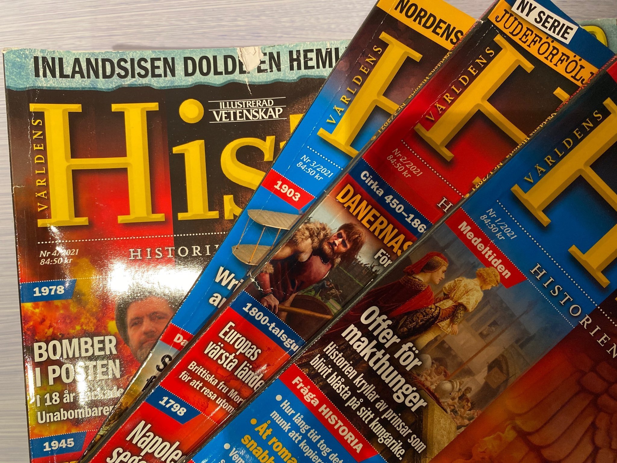Världens Historia årgång 2021, nr. 1-19, Illust.. | Köp på Tradera ...