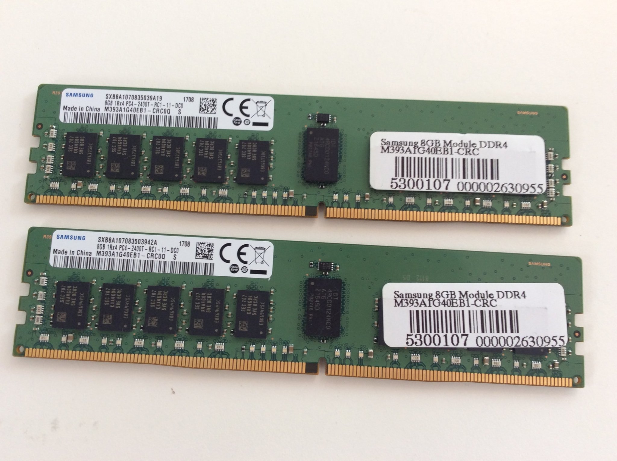 16GB Ram minne Samsung DDR4-2400 . (373732408) ᐈ Köp på Tradera